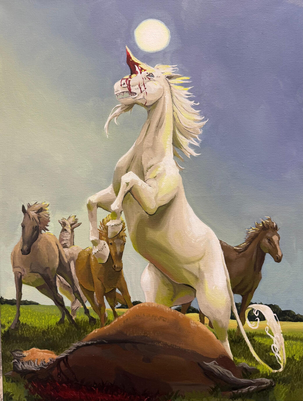 Cannibal horse